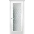 Межкомнатная дверь La Porte серия New Classic модель 200.6 ясень бланко со стеклом Лилия