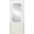 Межкомнатная дверь La Porte серия New Classic модель 200.3 ясень бланко со стеклом Адель