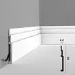Плинтус напольный под покраску Orac decor SX181