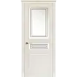 Межкомнатная дверь La Porte серия New Classic модель 200.2 ясень карамель со стеклом квадро