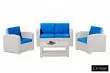 Комплект мебели Rattan Premium 4 серый SF1-4PG