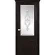Межкомнатная дверь La Porte серия New Classic модель 200.1 ясень браун стекло с бевелсами Тирана