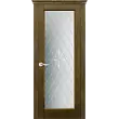 Межкомнатная дверь La Porte серия New Classic модель 200.6 дуб коньяк со стеклом Лилия