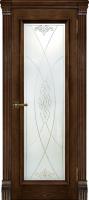 Межкомнатная дверь Regidoors Elegante Classico Тоскана Brandy стекло Мираж