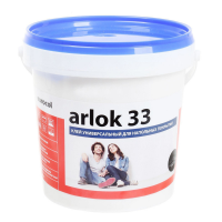 Водно-дисперсионный универсальный клей для напольных покрытий 33 Arlok 7 кг
