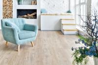 Виниловый пол (кварцвиниловая плитка ПВХ) Alpine Floor Easy Line Дуб Кремовый Eco 3-23