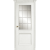 Межкомнатная дверь La Porte серия Classic модель 300.3 ясень бланко со стеклом Грани