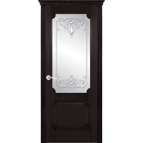 Межкомнатная дверь La Porte серия New Classic модель 200.3 ясень браун контур с бевелсами Винтаж
