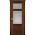 Межкомнатная дверь La Porte серия Classic модель 300.6 красное дерево со стеклом Арно