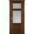 Межкомнатная дверь La Porte серия Classic модель 300.6 красное дерево со стеклом Терра