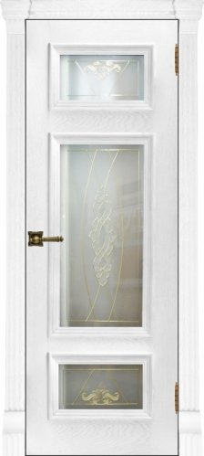 Межкомнатная дверь Regidoors Elegante Classico Мадрид Perla стекло Мираж