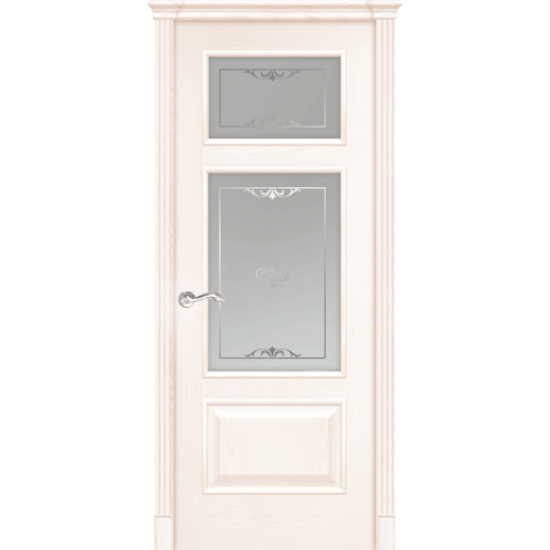 Межкомнатная дверь La Porte серия Classic модель 300.6 ясень карамель со стеклом Дафна