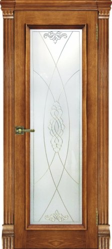 Межкомнатная дверь Regidoors Elegante Classico Тоскана Patina Antico стекло Мираж