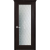 Межкомнатная дверь La Porte серия New Classic модель 200.6 ясень браун со стеклом Лилия