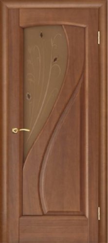 Межкомнатная дверь Regidoors Gracia Мария Темный анегре стекло