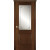 Межкомнатная дверь La Porte серия Classic модель 300.3 красное дерево со стеклом Мари