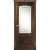 Межкомнатная дверь La Porte серия Classic модель 300.2 красное дерево со стеклом Монро