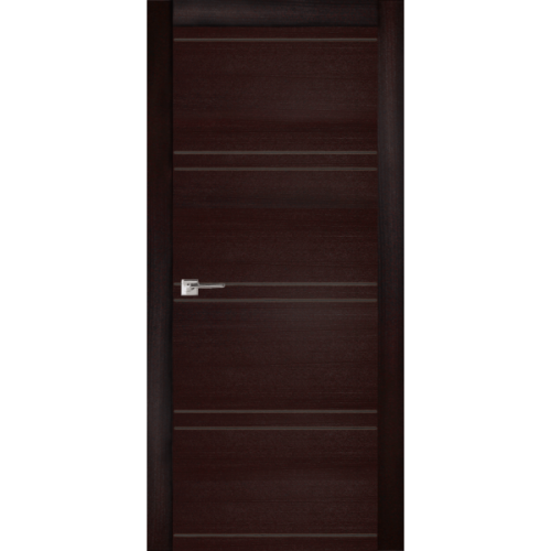 Межкомнатная дверь La Porte серия Modern модель 100.2.2 ясень браун глухая