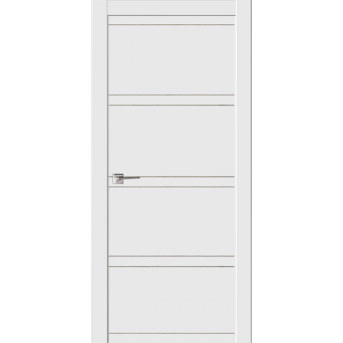 Межкомнатная дверь La Porte серия Modern модель 100.2.2 эмаль белая глухая