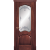 Межкомнатная дверь La Porte серия Classic модель 300.5 красное дерево контур с заливкой Сиена