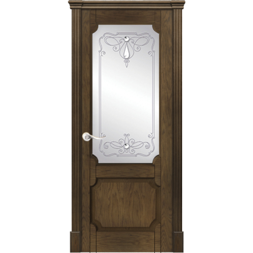Межкомнатная дверь La Porte серия New Classic модель 200.3 дуб миндаль контур с бевелсами Винтаж
