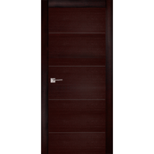Межкомнатная дверь La Porte серия Modern модель 100.2 ясень браун глухая