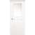 Межкомнатная дверь La Porte серия New Classic модель 200.2 эмаль белая с матовым стеклом Крит