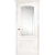 Межкомнатная дверь La Porte серия Classic модель 300.2 ясень бланко со стеклом Монро