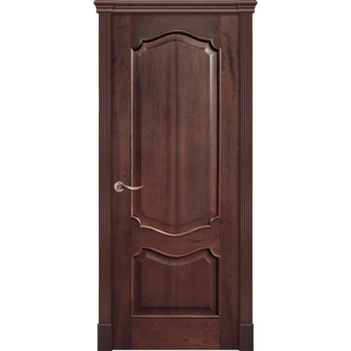 Межкомнатная дверь La Porte серия Classic модель 300.4 красное дерево глухая