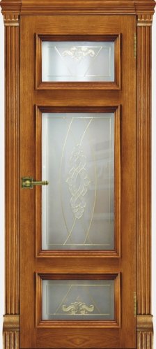 Межкомнатная дверь Regidoors Elegante Classico Мадрид Patina Antico стекло Мираж