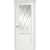 Межкомнатная дверь La Porte серия Classic модель 300.3 ясень бланко со стеклом Ромб