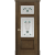 Межкомнатная дверь La Porte серия Classic модель 300.6 дуб миндаль с витражом Корсо