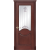 Межкомнатная дверь La Porte серия Classic модель 300.7 красное дерево контур с заливкой Камелия