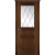Межкомнатная дверь La Porte серия Classic модель 300.1 красное дерево со стеклом Ромб