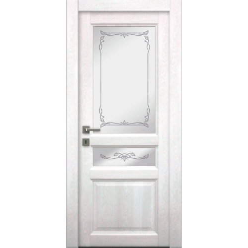 Межкомнатная дверь La Porte серия Master модель 400.3 аляска стекло Моника