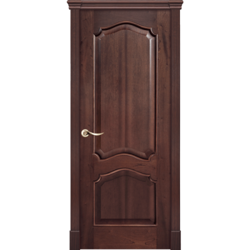 Межкомнатная дверь La Porte серия Classic модель 300.5 красное дерево глухая