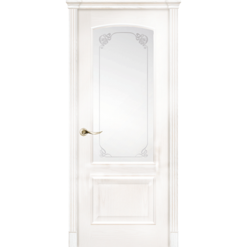 Межкомнатная дверь La Porte серия Classic модель 300.2 ясень бланко со стеклом Дана