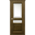 Межкомнатная дверь La Porte серия New Classic модель 200.2 дуб коньяк со стеклом квадро