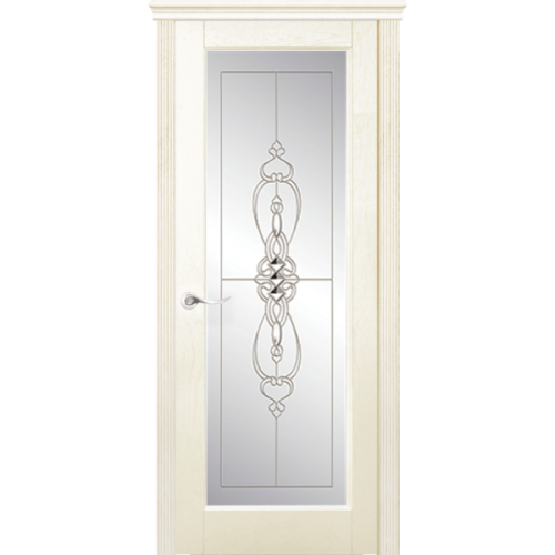 Межкомнатная дверь La Porte серия New Classic модель 200.6 ясень карамель контур с бевелсами Мальта