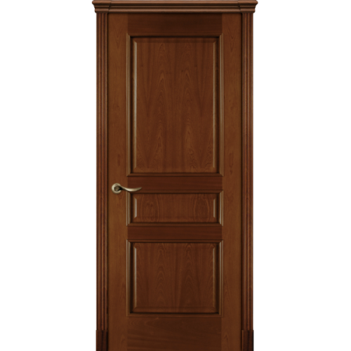Межкомнатная дверь La Porte серия Classic модель 300.1 красное дерево глухая