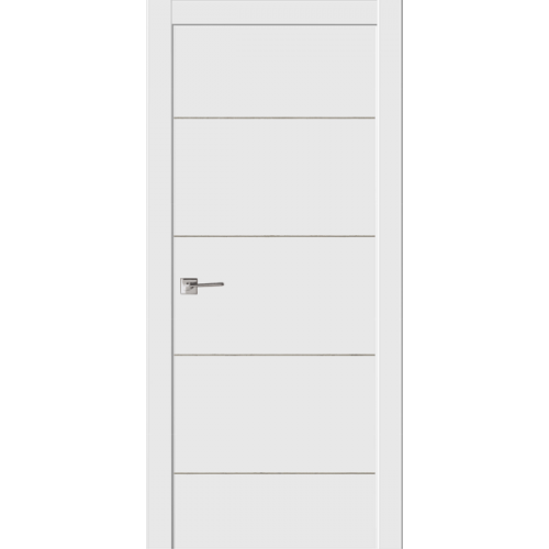 Межкомнатная дверь La Porte серия Modern модель 100.2 эмаль белая глухая