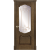 Межкомнатная дверь La Porte серия Classic модель 300.4 дуб миндаль с витражом Фраш