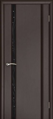 Межкомнатная дверь Regidoors Vetro Эксклюзив-1 Венге стекло