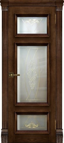 Межкомнатная дверь Regidoors Elegante Classico Мадрид Brandy стекло Мираж