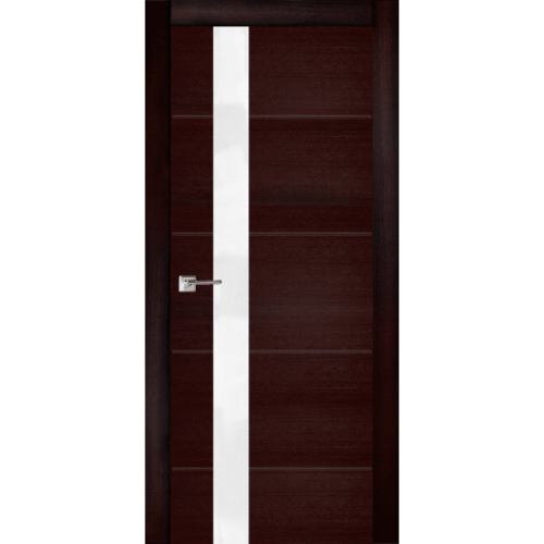 Межкомнатная дверь La Porte серия Modern модель 100.2S ясень браун со стеклом