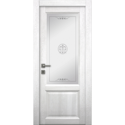Межкомнатная дверь La Porte серия Master модель 400.2 аляска стекло Джесс