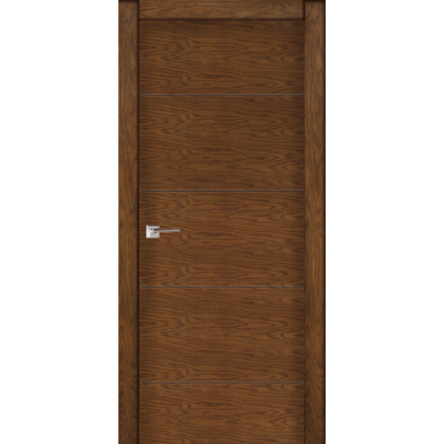 Межкомнатная дверь La Porte серия Modern модель 100.2 дуб миндаль глухая