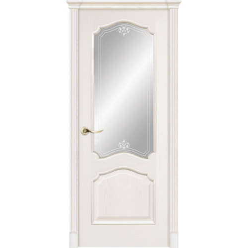 Межкомнатная дверь La Porte серия Classic модель 300.5 ясень карамель со стеклом Аллегро
