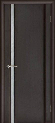 Межкомнатная дверь Regidoors Vetro Техно-1 Венге стекло