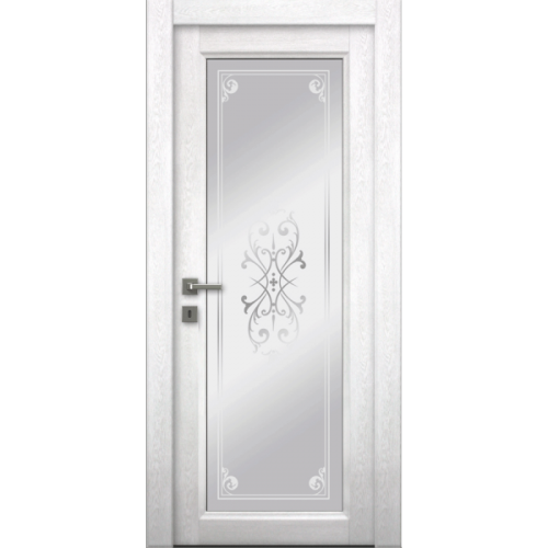 Межкомнатная дверь La Porte серия Master модель 400.1 аляска стекло Милена